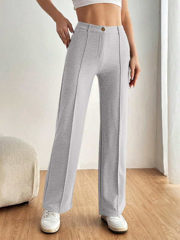 High Waist Wide Leg Pants Trendsi