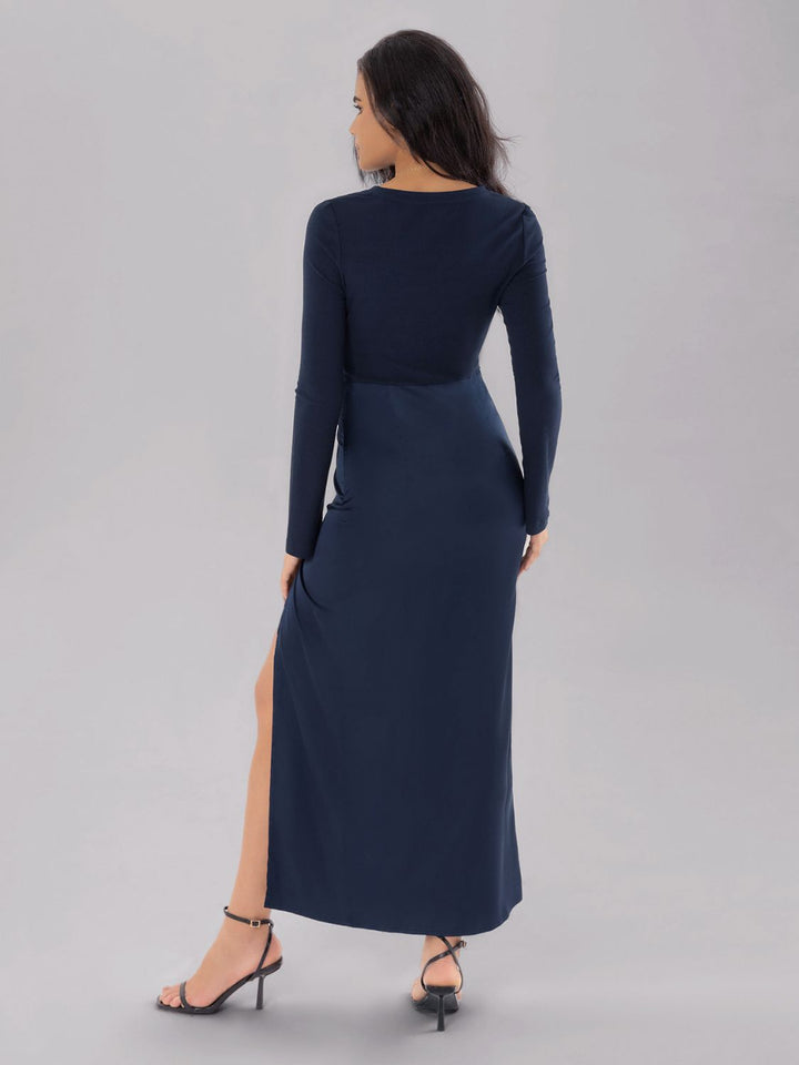 Women's Long Sleeve Midi Dress