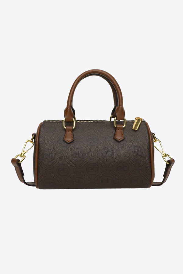 Leather Cylinder Handbag