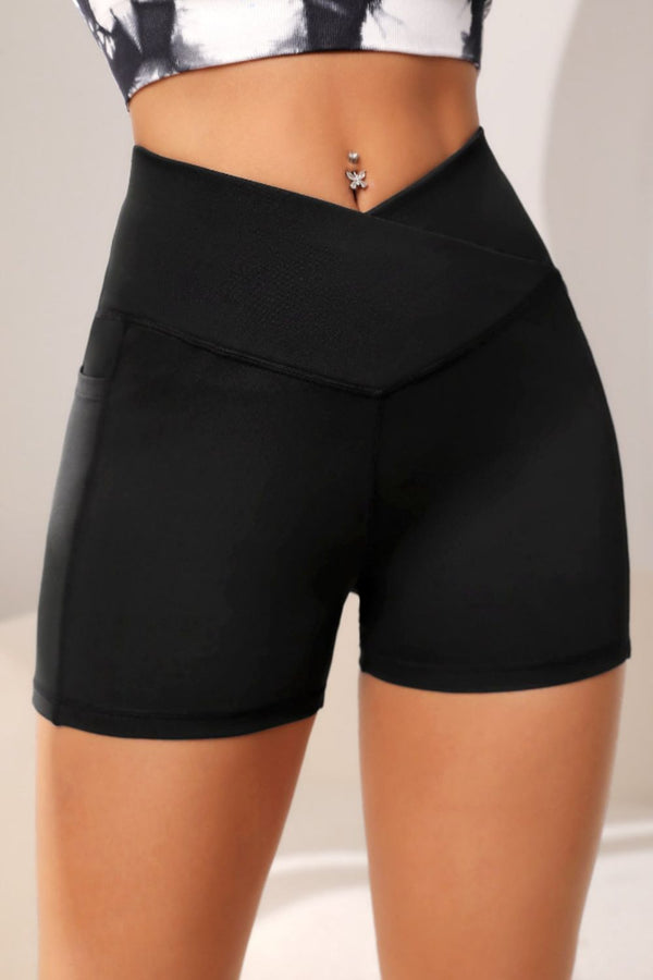 Active Shorts with Pocket